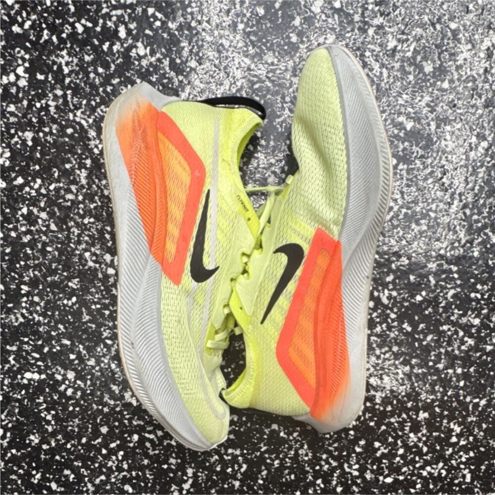 Nike Men's Running Sneakers Low Top Lace Up Volt Orange Black Gray